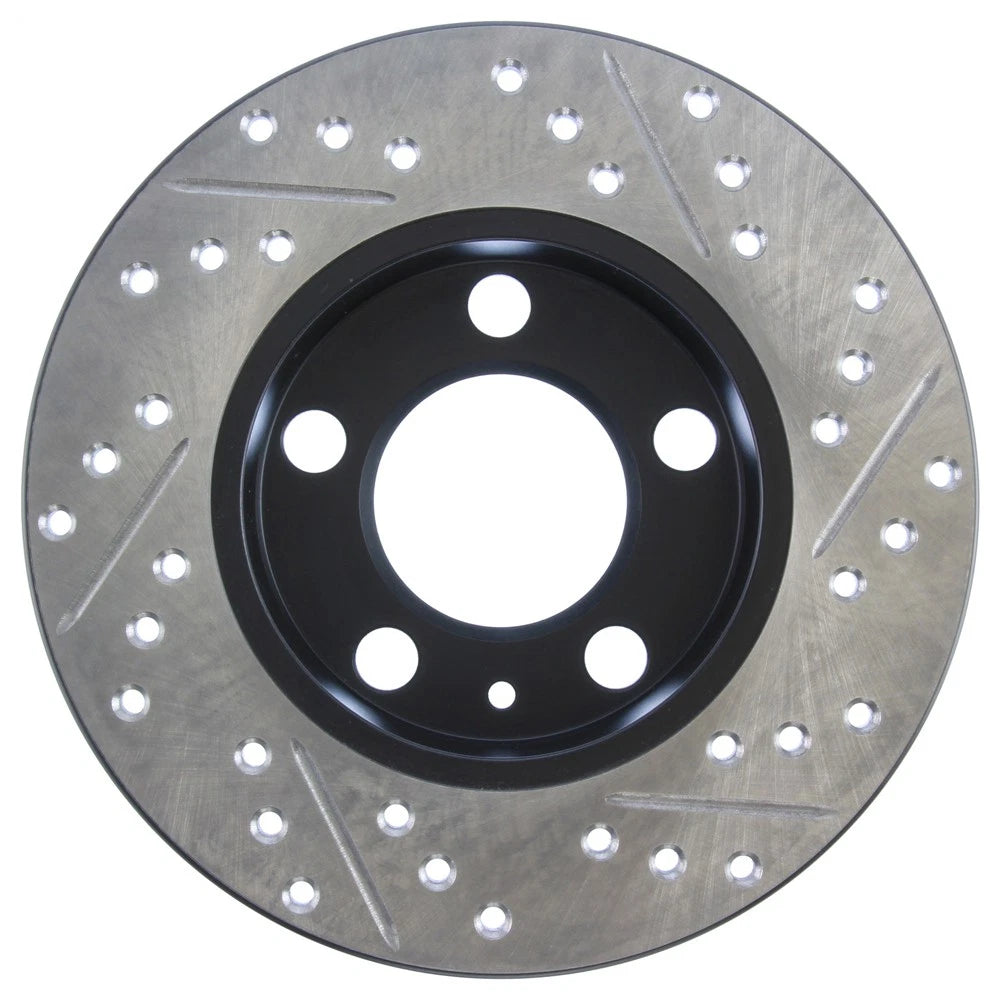 StopTech 127.33057R Rear Right Drilled Brake Rotor for 2000-06 TT / 98-15 Jetta