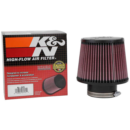 K&N RU-3570 Universal Round Tapered Performance Washable Air Filter for Intake