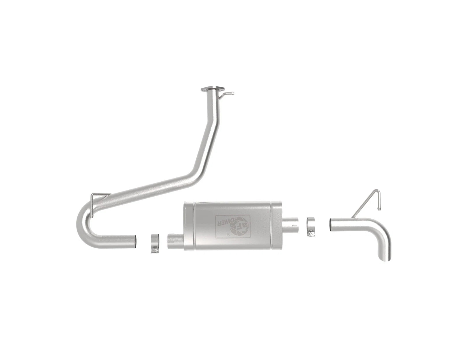 aFe Takeda 2-1/2in 304 Stainless Steel Axle-Back Exhaust | Hyundai Kona (18-21) (49-37017)