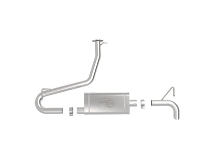 aFe Takeda 2-1/2in 304 Stainless Steel Axle-Back Exhaust | Hyundai Kona (18-21) (49-37017)