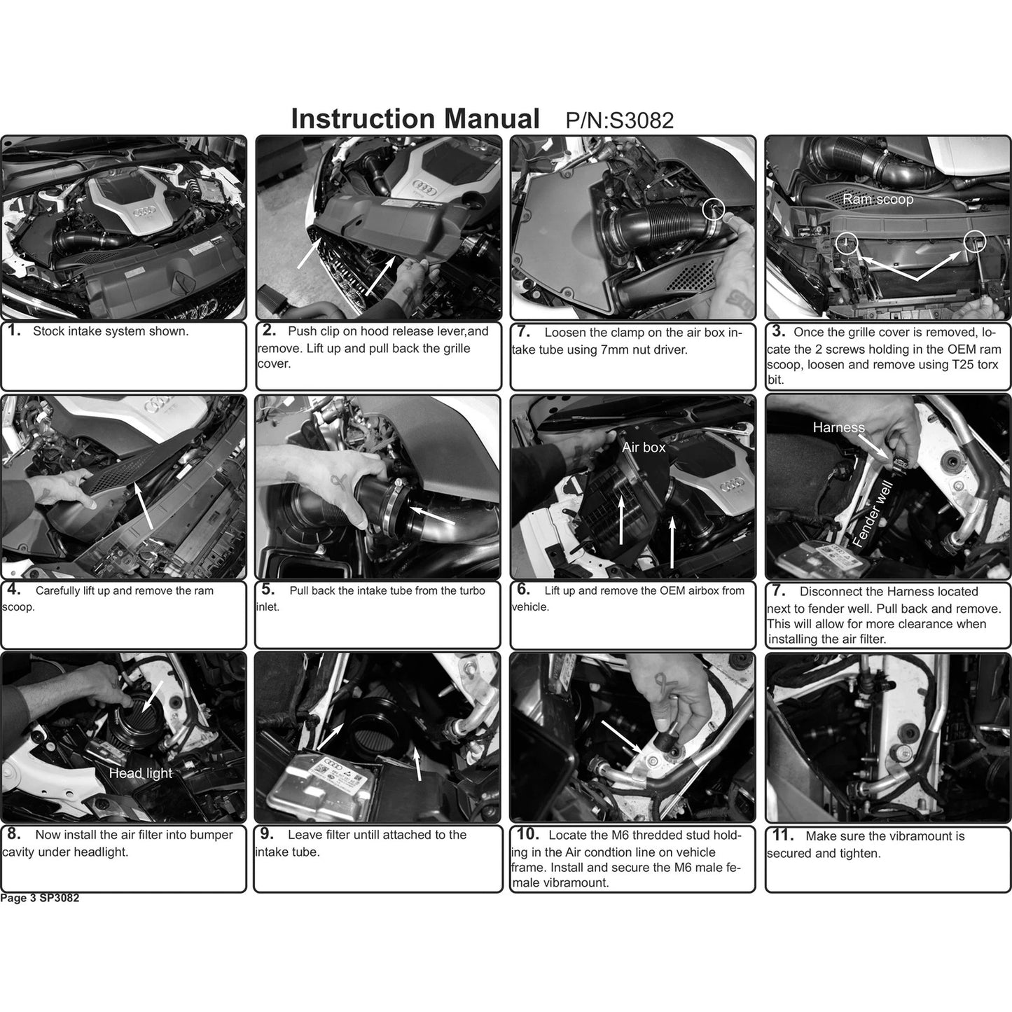 Injen Short Ram Intake | Audi S4/S5 (B9) 3.0L Turbo (SP3082WR)