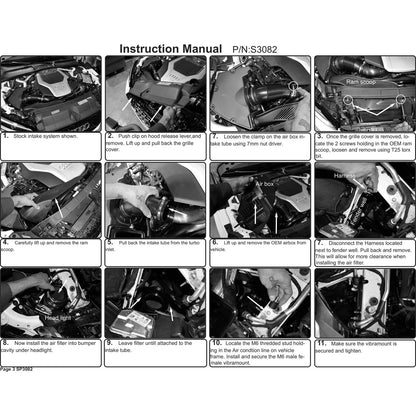 Injen Short Ram Intake | Audi S4/S5 (B9) 3.0L Turbo (SP3082WR)