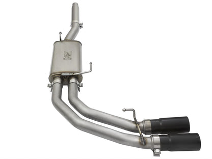aFe 3in to 2.5in SS Cat-Back Exhaust w/ Black Tip | Ford F150 (04-08) V8 4.6/5.4L (49-43079-B)