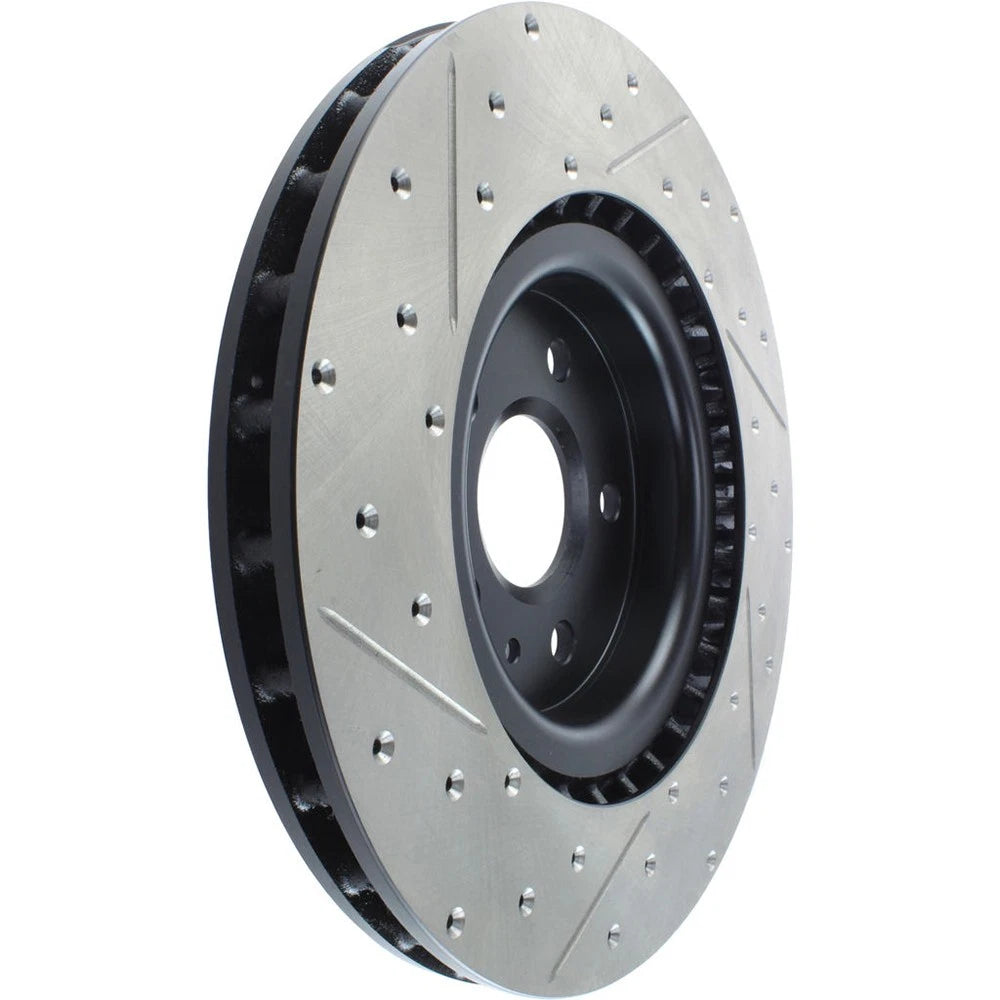 StopTech 127.62124L Front Left Drilled Brake Rotor for 2010-15 Camaro / 14-17 SS
