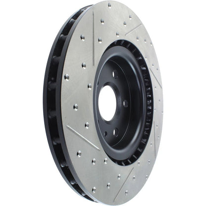 StopTech 127.62124L Front Left Drilled Brake Rotor for 2010-15 Camaro / 14-17 SS