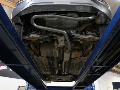 aFe 2.5in SS Axle-Back Exhaust w/o Muffler | Hyundai Kona (18-21) (49-37017NM)
