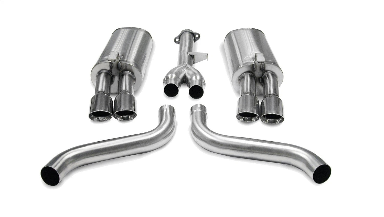 CORSA Sport / 2.5 in Cat-Back 3.5 in Twin Tips | 1986-1991 Corvette C4 L98 (14115)
