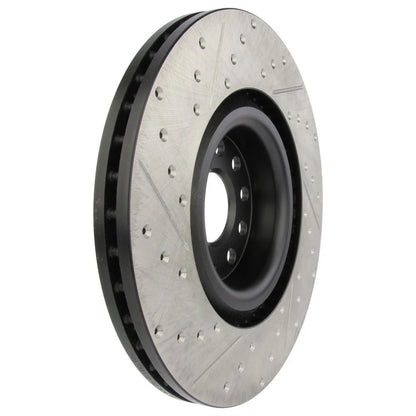 StopTech 127.33112L Front Left Drilled Brake Rotor for 08-13 Audi S3 / 09-11 CC