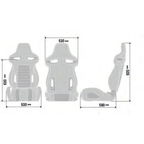 Sparco R333 Racing Seats (009011NRRS)