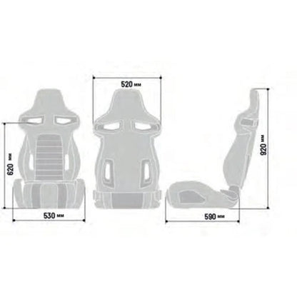 Sparco R333 Racing Seats (009011NRRS)