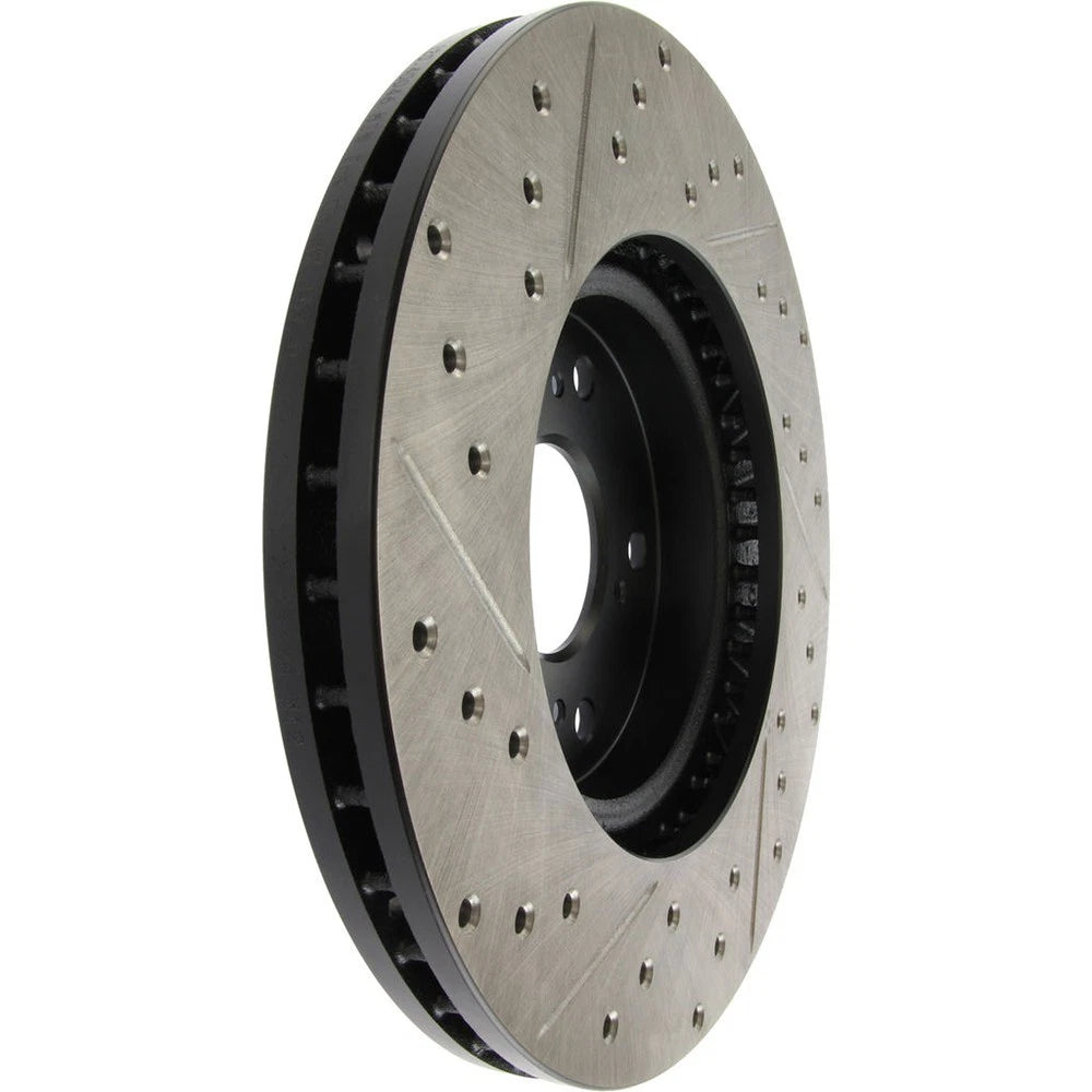StopTech 127.40046L Front Left Drilled Brake Rotor for 04-14 TSX / 03-12 Accord