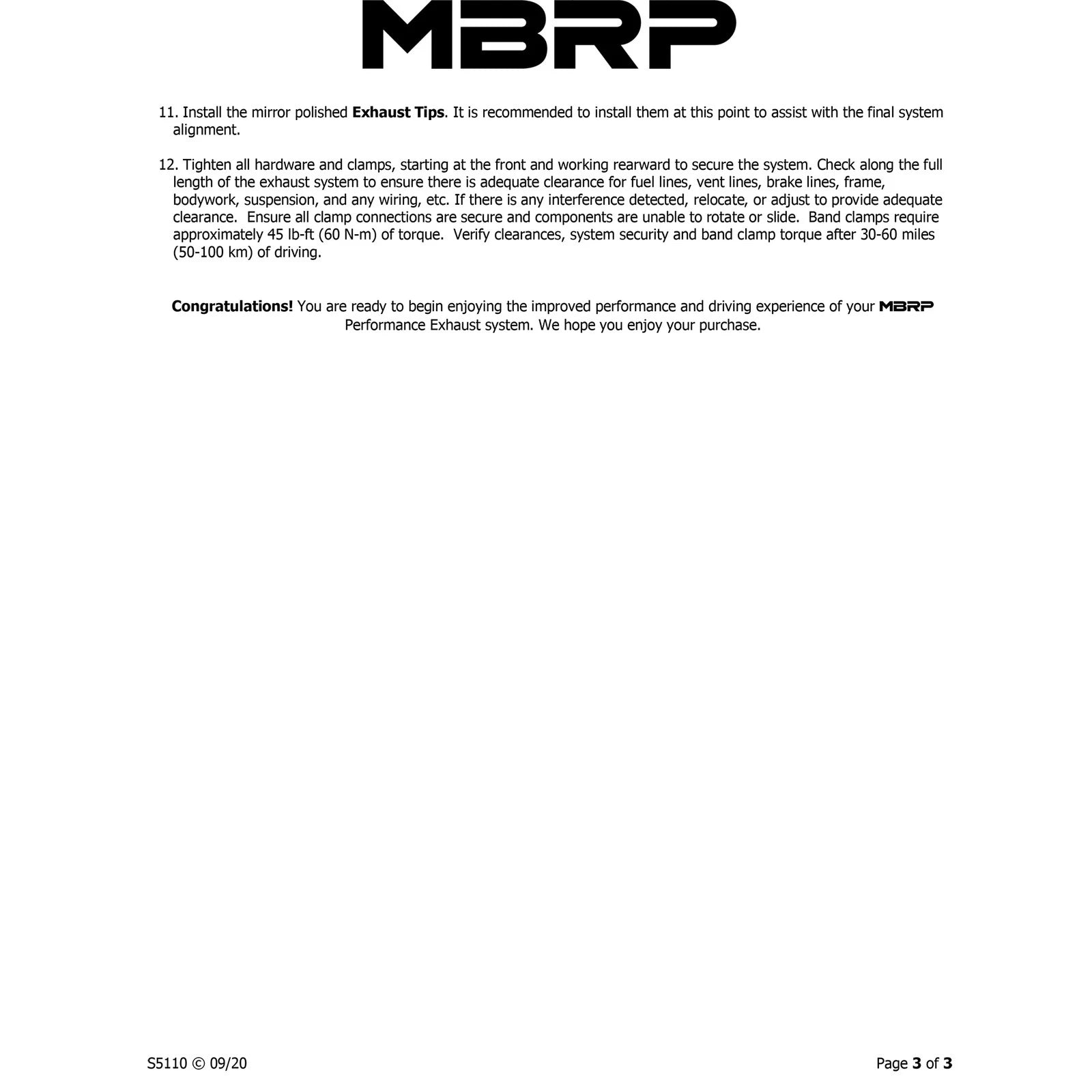 MBRP 3in Cat-Back D&S Exhaust w/ 2.5in Dual Side Exit | Dodge Ram 1500 Hemi 5.7L (03) (S5110AL)