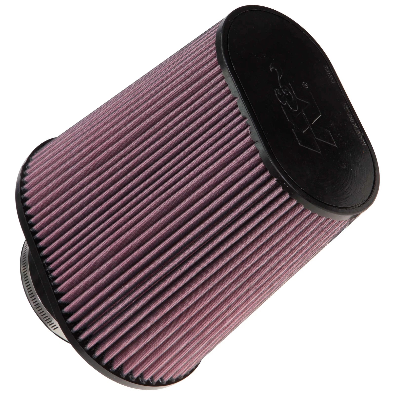 K&N RU-1024 Universal Oval Tapered Performance Washable Air Filter for Intake