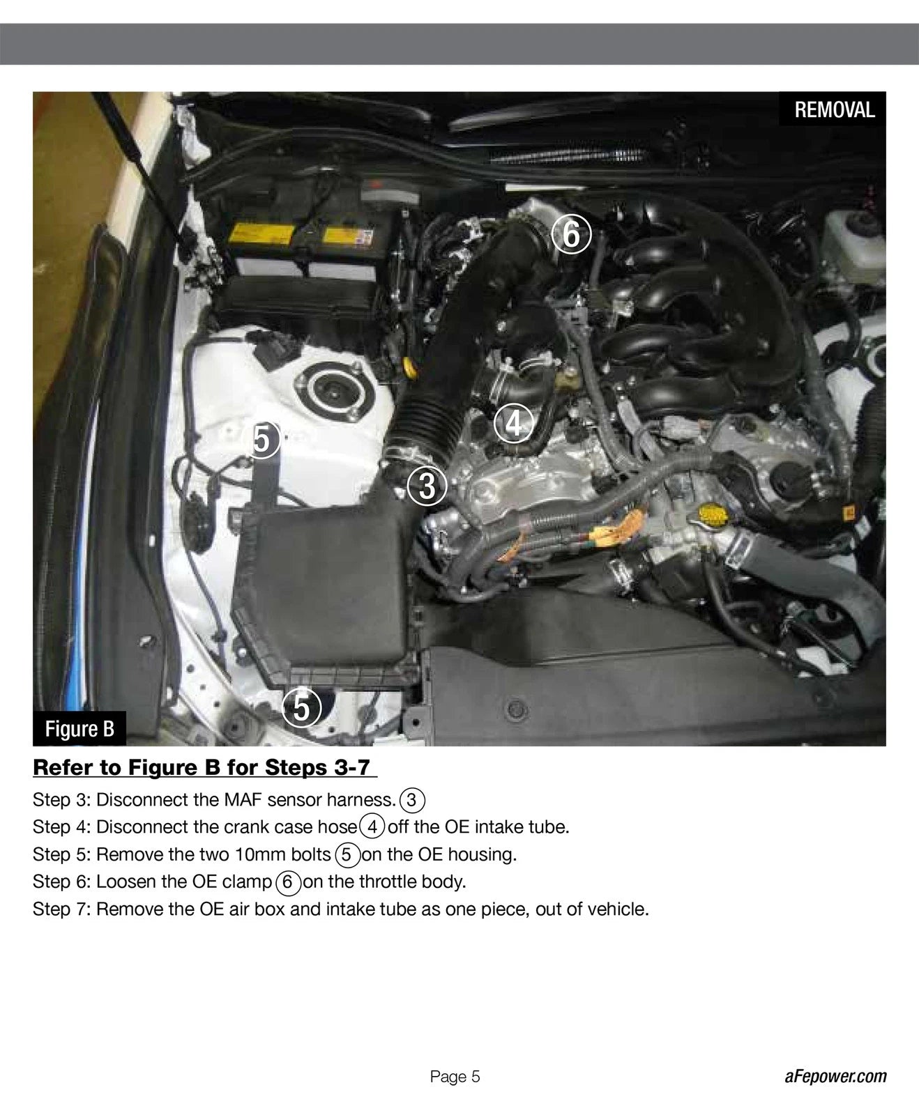aFe Takeda Stage-2 Pro 5R Cold Air Intake | Lexus RC 350 3.5L (15-17) (TR-2015B-1R)