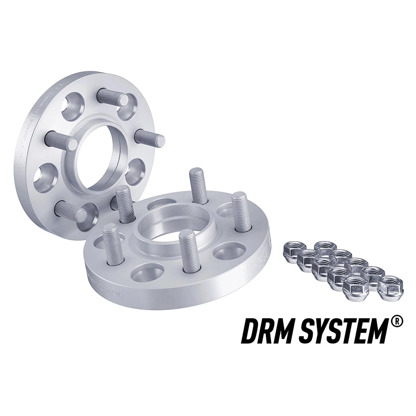 H&R 36595571 DRM 18 mm Wheel Adapters Kit Set Pair for 1984-20 Audi / 1994-24 VW