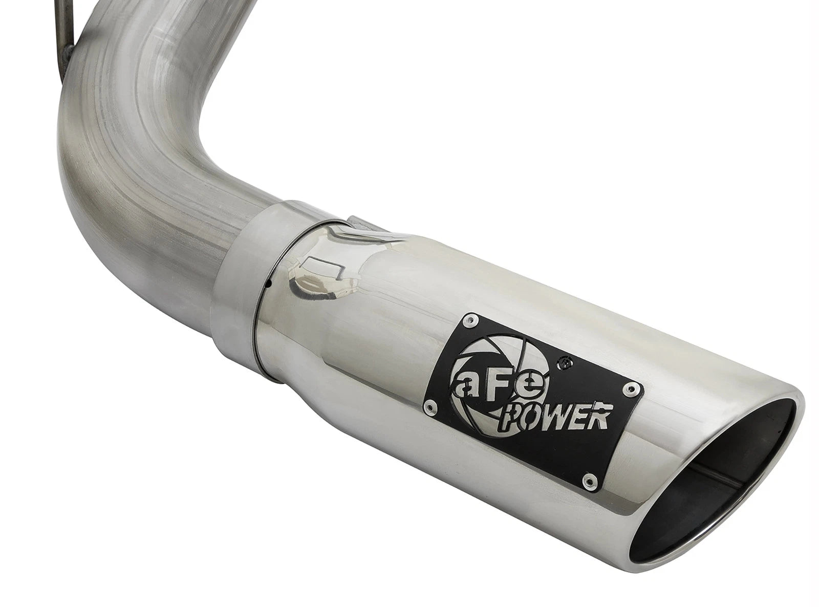 aFe 2-1/2" Cat-Back Exhaust System w/ Polished Tip | Nissan Titan XD V8 5.6L (16-17) (49-46125-P)