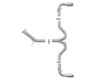aFe Takeda 3in to 2.5in SS Axle-Back Exhaust | Hyundai Elantra GT Sport (18-20) (49-37002-1P)