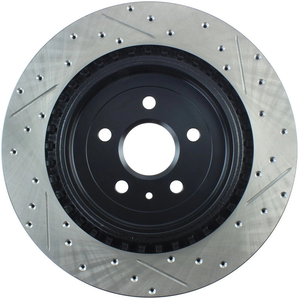 StopTech 127.62119R Rear Right Drilled Brake Rotor for 09-19 CTS / 10-20 Camaro