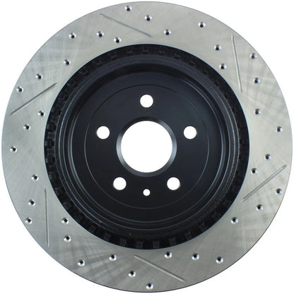 StopTech 127.62119R Rear Right Drilled Brake Rotor for 09-19 CTS / 10-20 Camaro