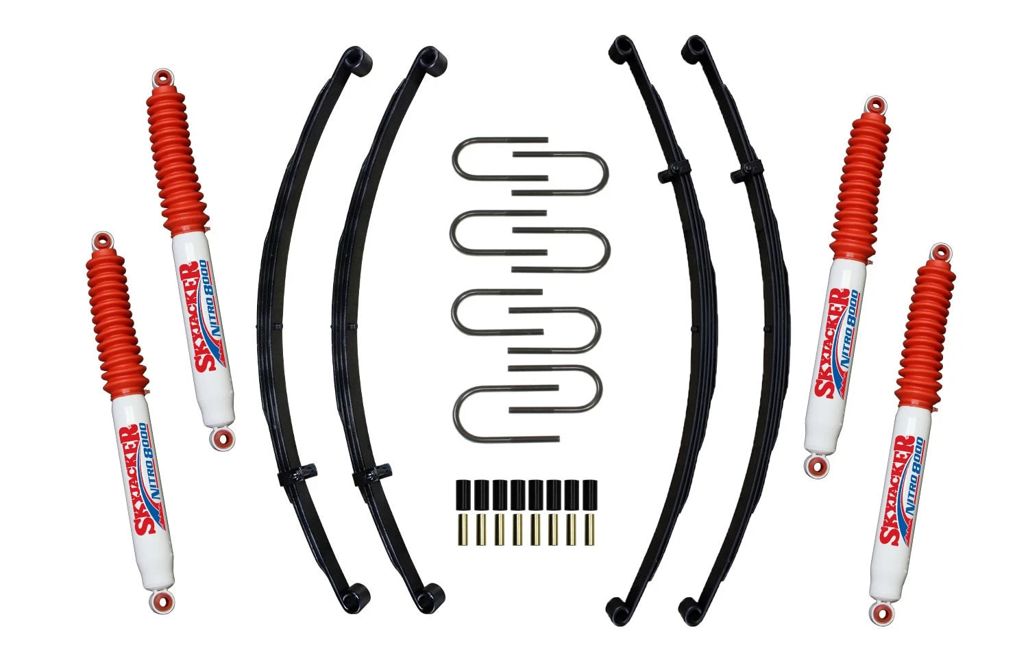 Skyjacker J32K-N 2-2.5" Suspension Lift Kit w/Shocks for 55-75 CJ5/CJ6/Willys