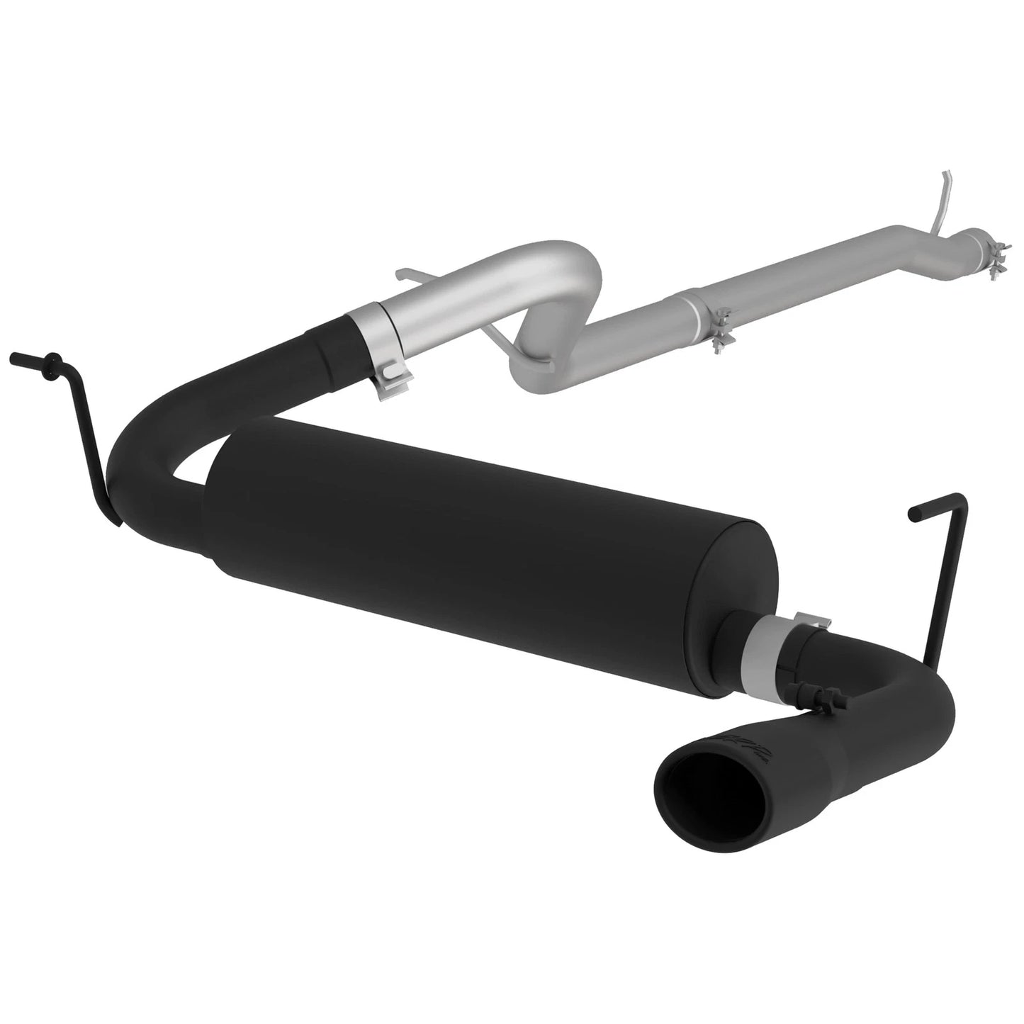 MBRP 2.5in. Cat-Back Single Rear Exit Black Exhaust | Jeep Wrangler / Rubicon 3.6L (12) (S5526BLK)