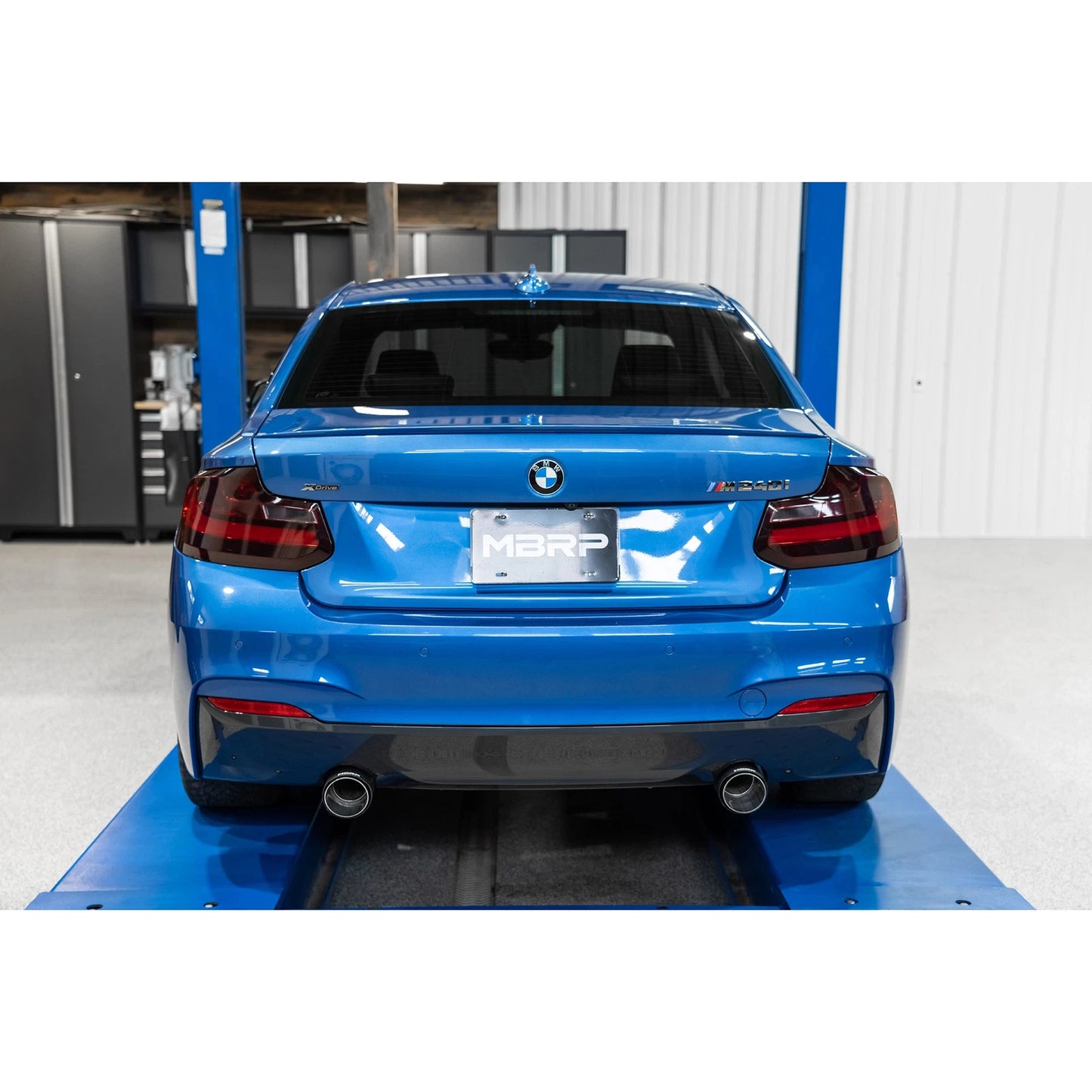 MBRP 3-In Armor Pro Street Dual Rear Exit Axle-Back | BMW M240i (S45003CF)