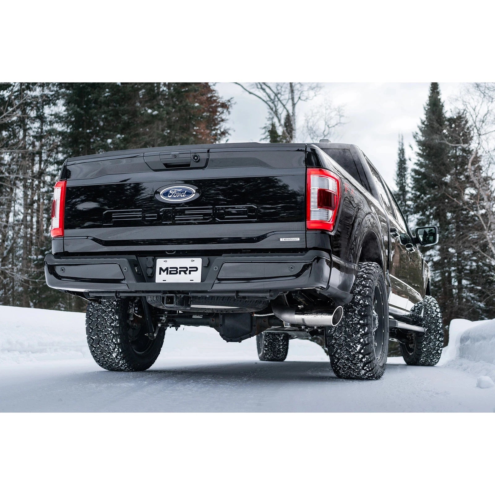 MBRP 4in T409 Stainless Steel Cat-Back Exhaust Race Version | Ford F150 (21+) (S5209409)