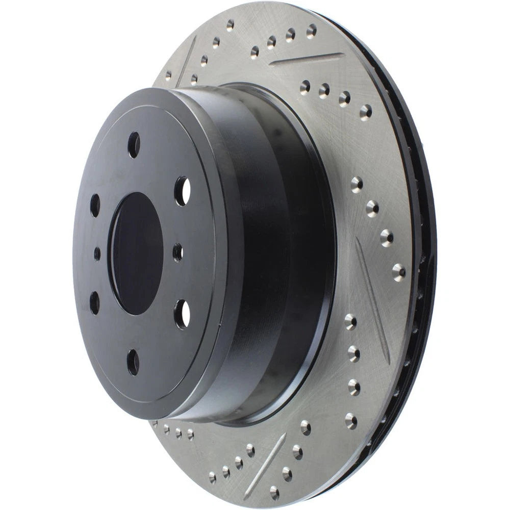 StopTech 127.66065R Rear Right Drilled Disc Brake Rotor for 07-20 Escalade Tahoe