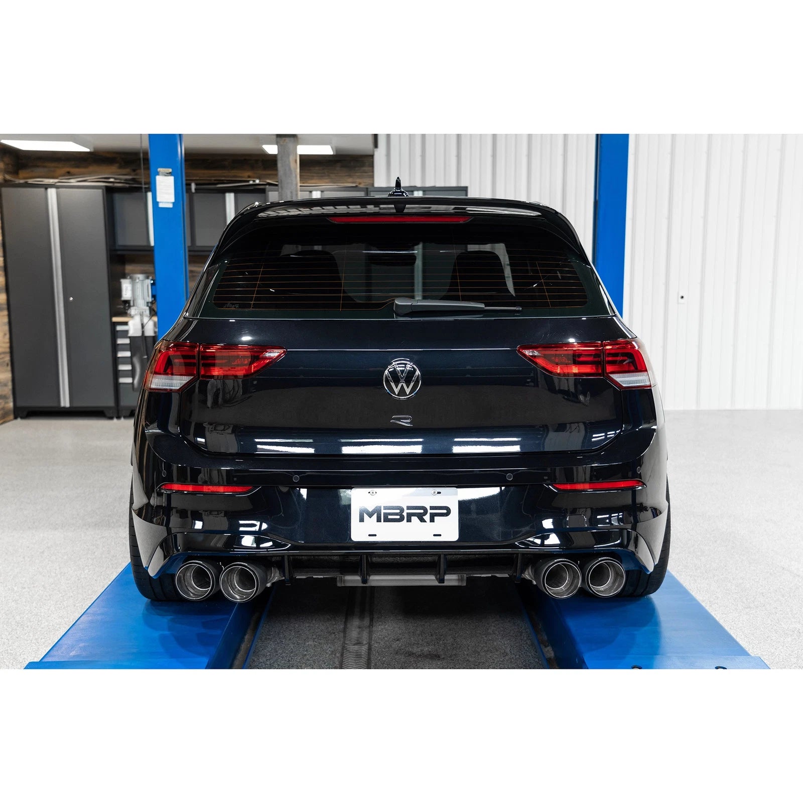 MBRP Stainless Steel 3" Cat-Back - 2.5" Quad Exit | 2022+ VW MK8 Golf R (S4613)