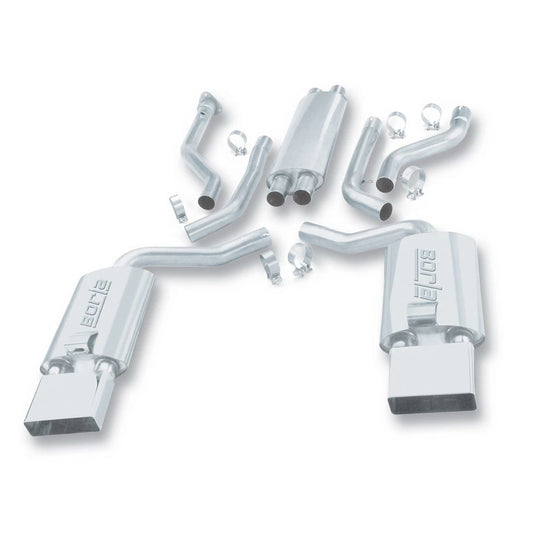 Borla Cat-Back Exhaust System - S-Type | 1992-1996 Chevrolet Corvette 5.7L (14385)