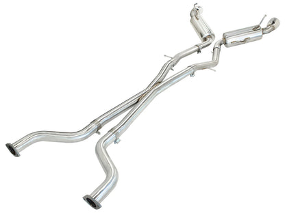 aFe Takeda 2.5in SS Cat-Back Exhaust w/ Polished Tips | Nissan 370Z V6 (09-13) (49-36107)