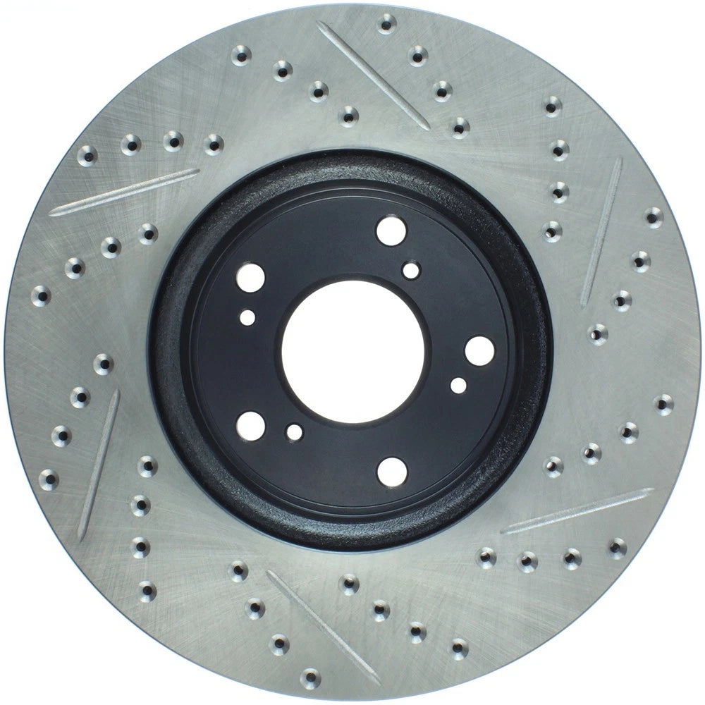 StopTech 127.40086R Front Right Drilled Disc Brake Rotor for 13-20 Honda Accord