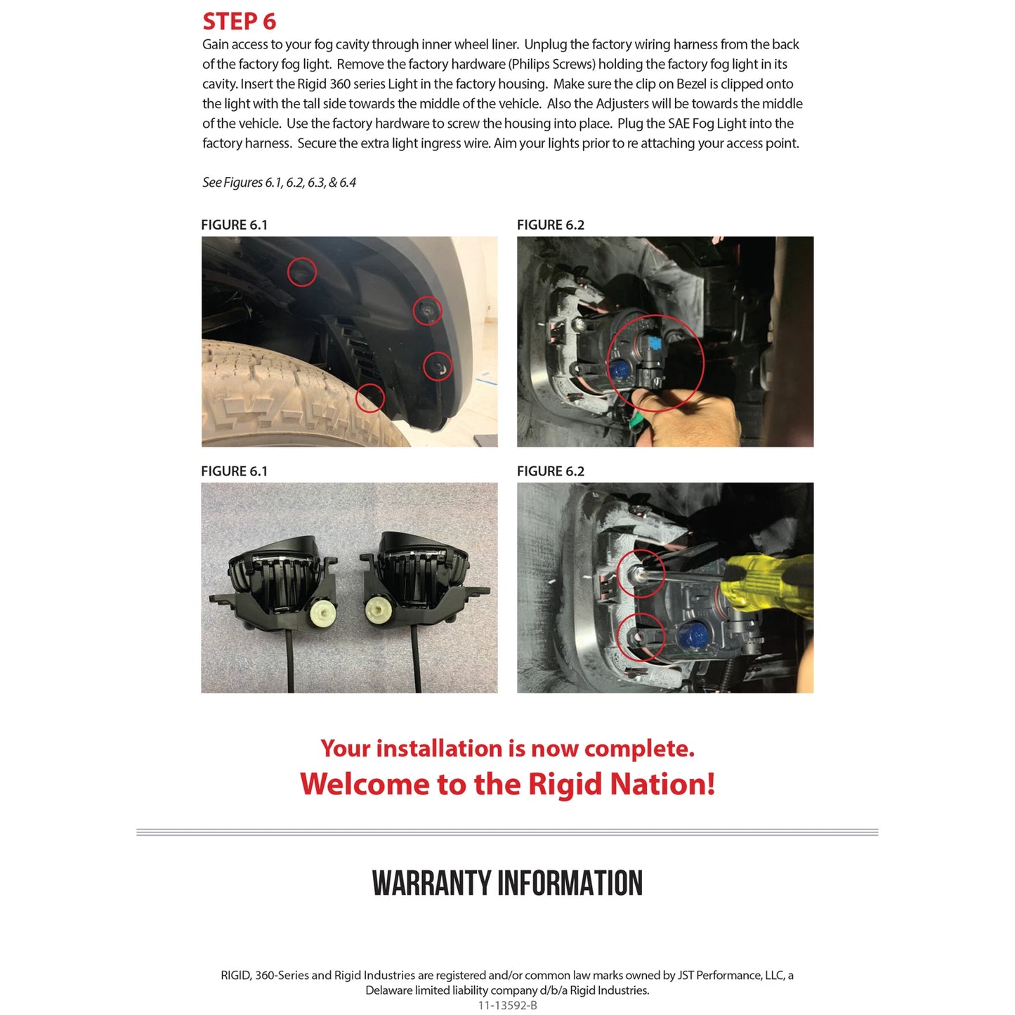 Rigid Industries 360-Series PRO SAE Fog Kit | Toyota Tundra / 4Runner / Tacoma (14+ / 16+) (37116)
