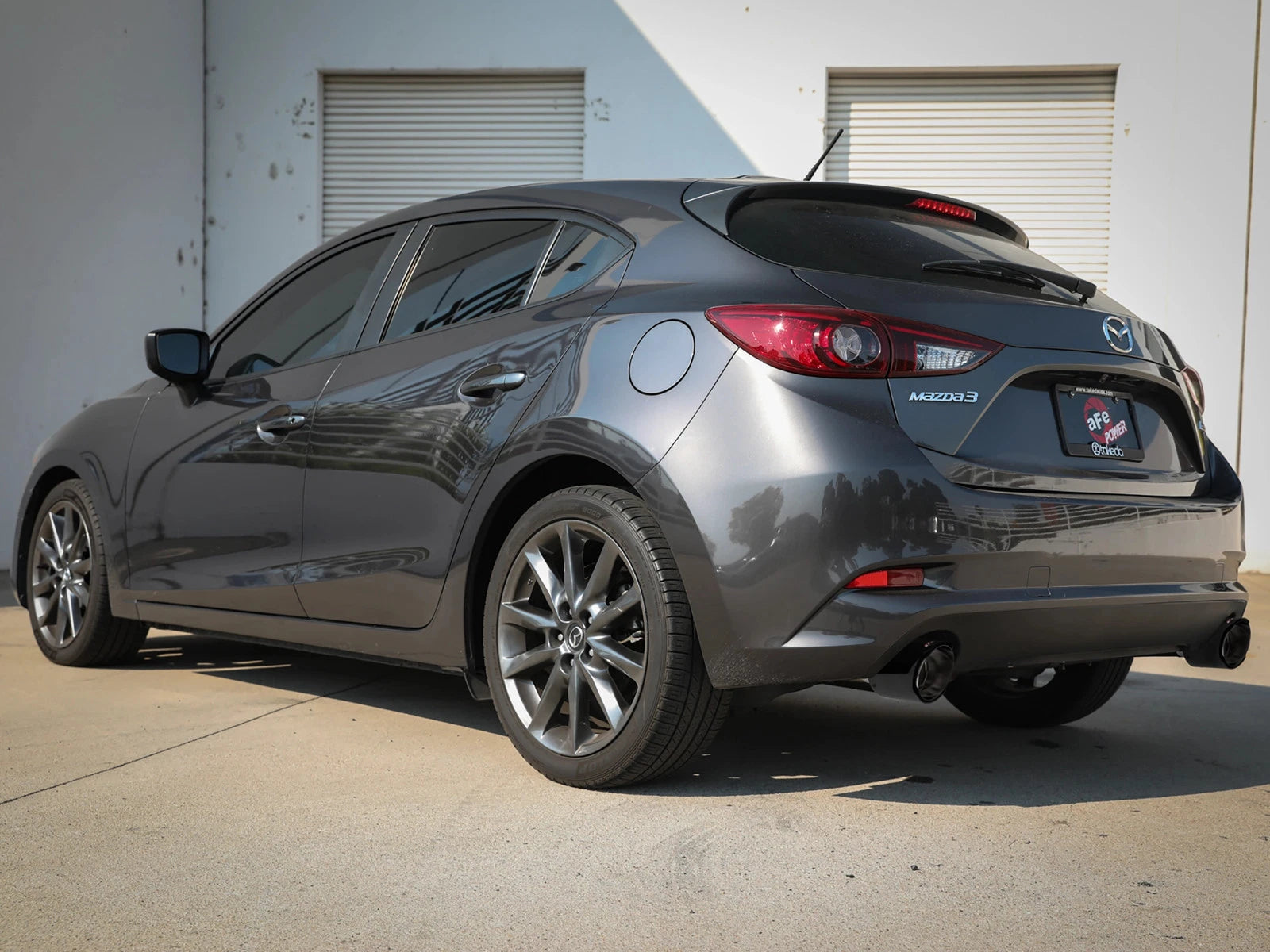 aFe Takeda 2.5in SS Axle-Back Exhaust w/ Carbon Tips | Mazda 3 (14-18) (49-37014-C)