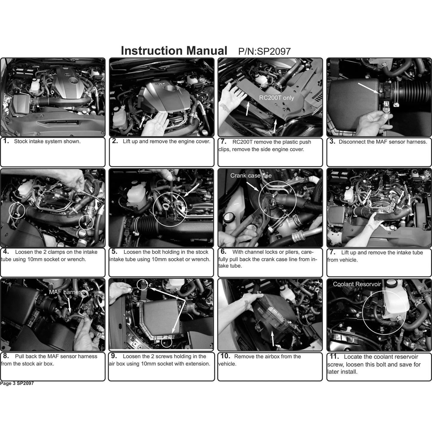 Injen 2.0L Polished Short Ram Air Intake | Lexus IS200T/RC200T (12-20) / GS450h / RC350 (13-26) (SP2097P)