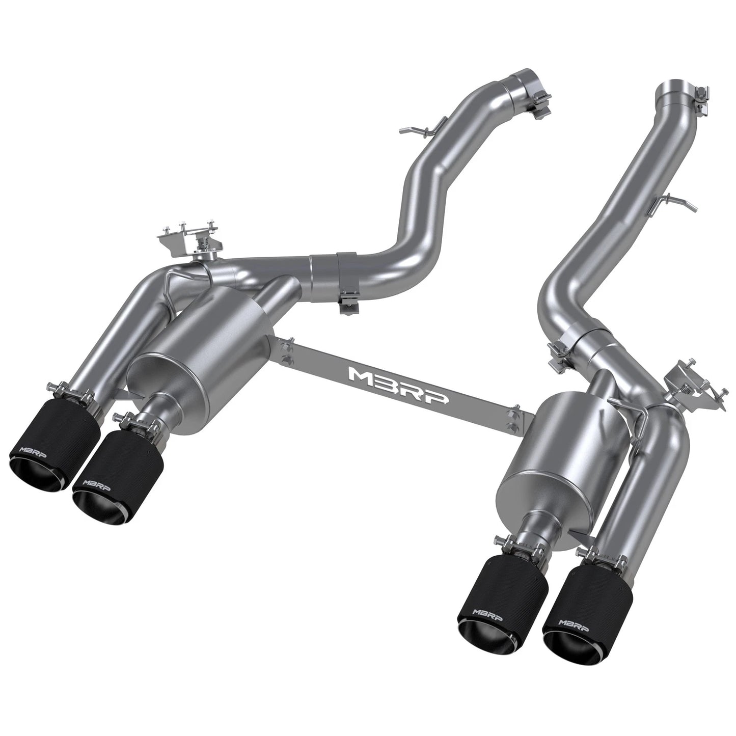 MBRP Stainless Steel 3" Resonator-Back | BMW M2 (18-21) (S45023CF)