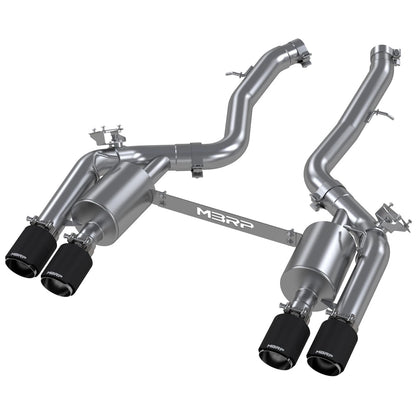 MBRP Stainless Steel 3" Resonator-Back | BMW M2 (18-21) (S45023CF)