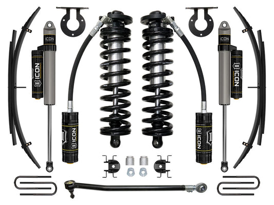 ICON K63143L Stage 3 Coilover Conversion Lift Kit for 2017-2025 Ford F-250/F-350