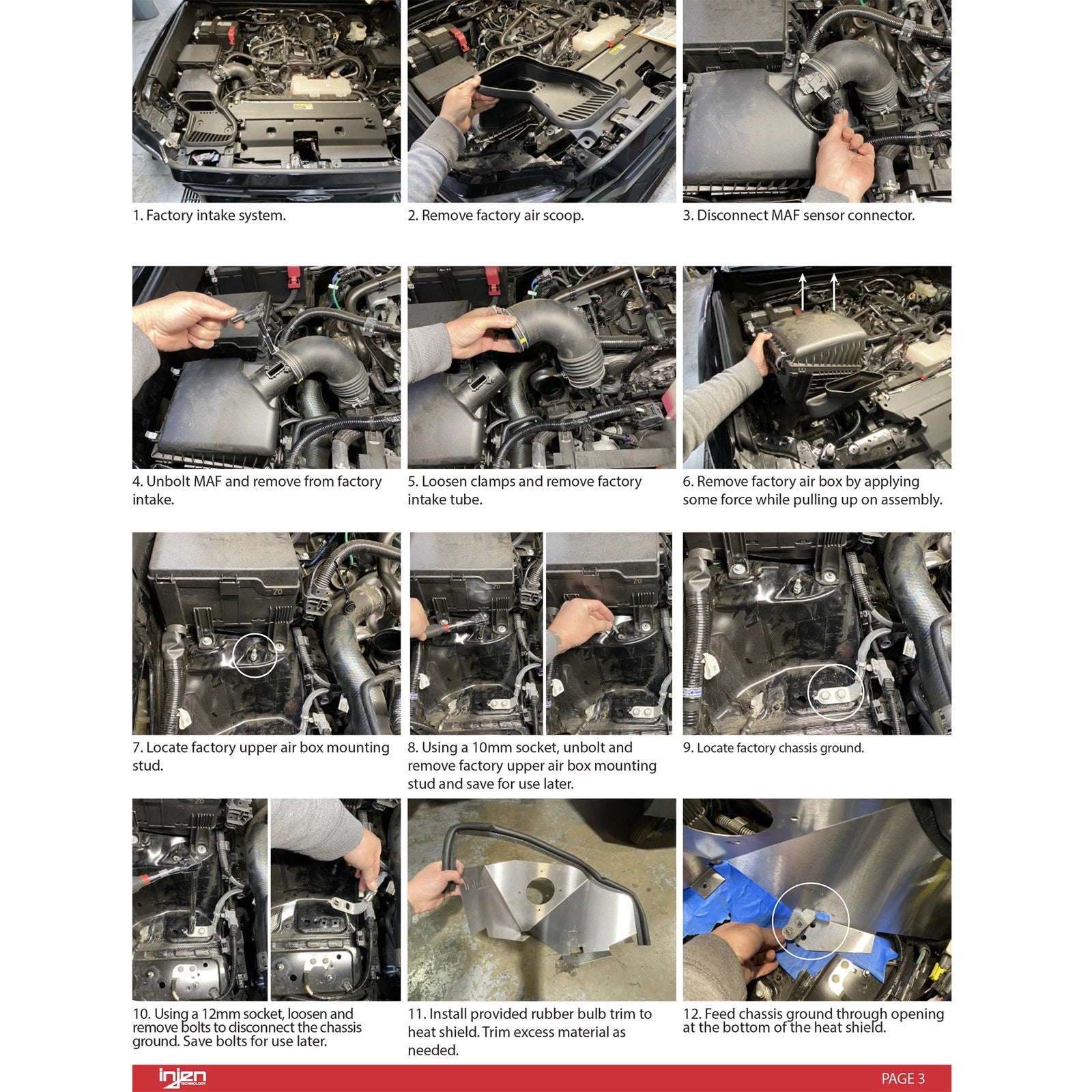 Injen Power-Flow Air Intake System | Toyota Tacoma (24-25) 2.4L Turbo (PF2013RG)