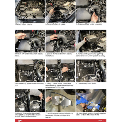 Injen Power-Flow Air Intake System | Toyota Tacoma (24-25) 2.4L Turbo (PF2013RG)