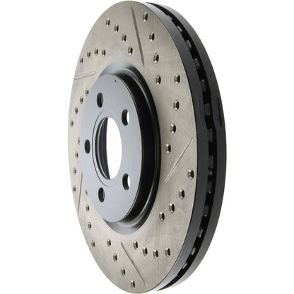 StopTech 127.63053L Front Left Drilled Disc Brake Rotor for 2003-2005 Dodge Neon