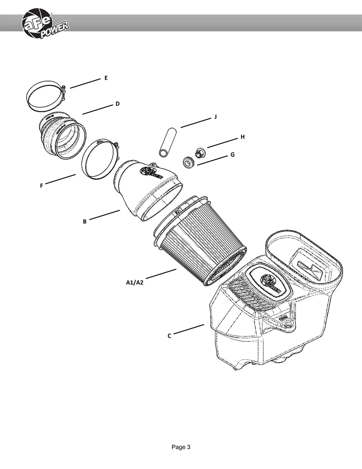 aFe Momentum GT Pro DRY S Cold Air Intake System | Jeep Wrangler (21-22) (50-70080D)