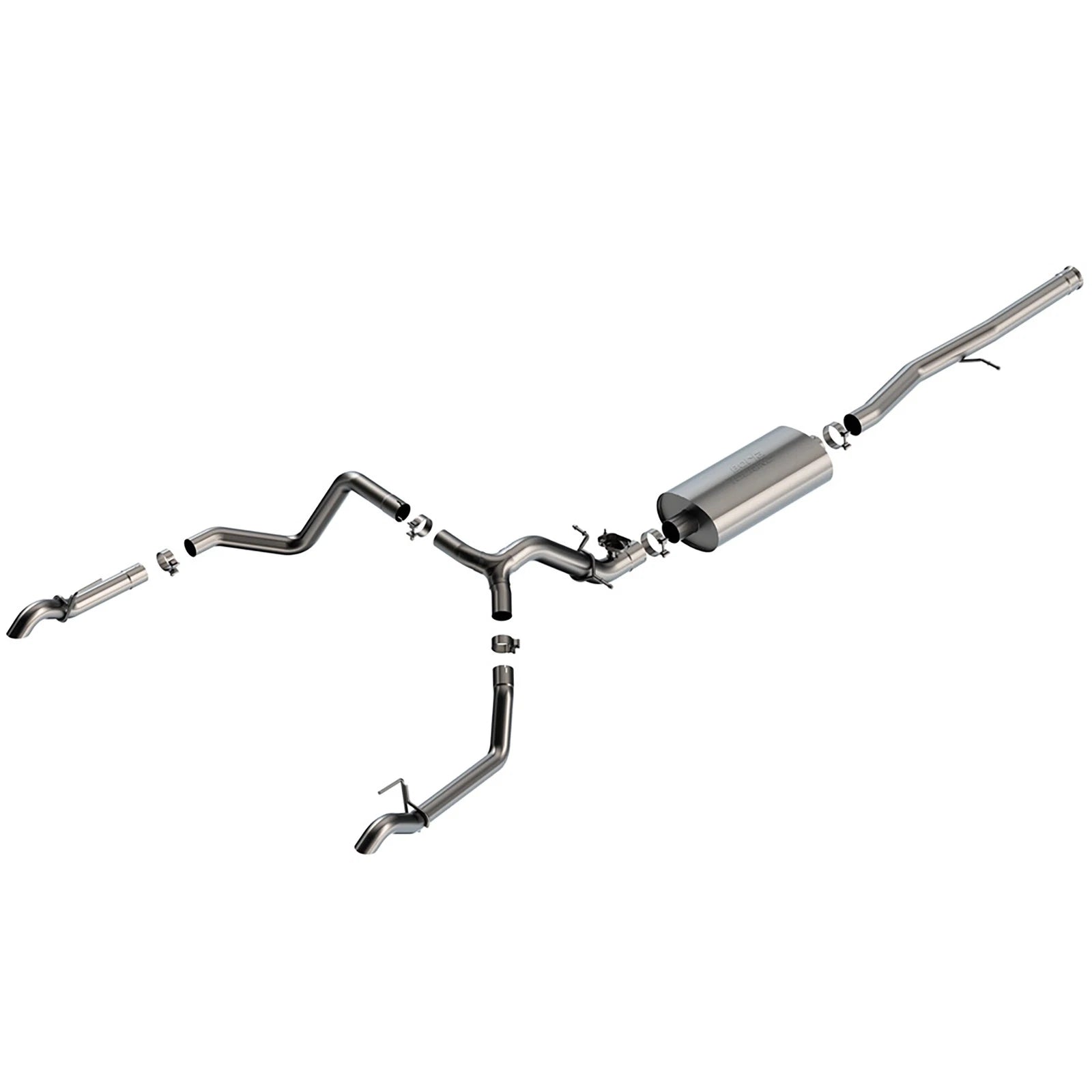 Borla 3.5in Touring Catback Exhaust | Chevrolet/GMC 1500 ZR2 & AT4X (6.2L V8) (141002)