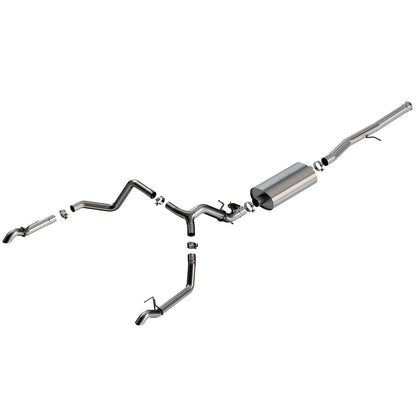 Borla 3.5in Touring Catback Exhaust | Chevrolet/GMC 1500 ZR2 & AT4X (6.2L V8) (141002)
