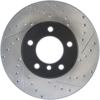 StopTech 127.34108L Front Left Drilled Brake Rotor for 2014-18 328d / 07-16 328i