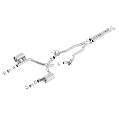 Borla Cat-Back Exhaust System - ATAK | 2015-2020 Dodge Charger 6.4L (140672)