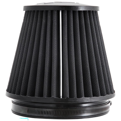 K&N RU-3102HBK Universal Round Tapered High Flow Washable Air Filter for Intake