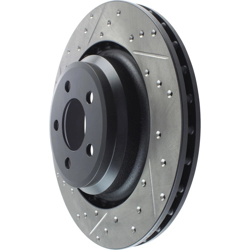 StopTech 127.63064R Rear Right Drilled Disc Brake Rotor for 2008-2019 Challenger