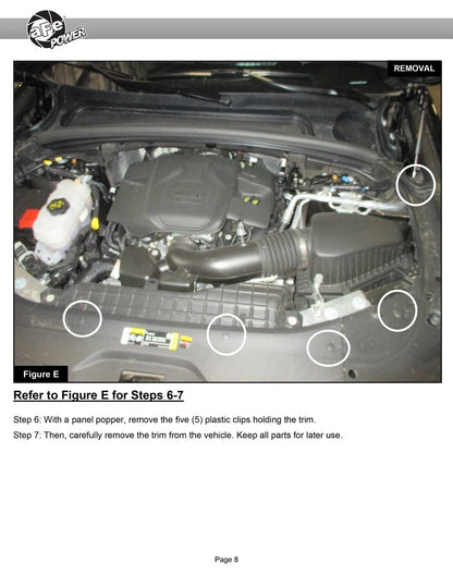 aFe Momentum GT Cold Air Intake w/ Pro 5R Filter | Jeep Grand Cherokee L HEMI V8 5.7L (21-22) (50-70093R)