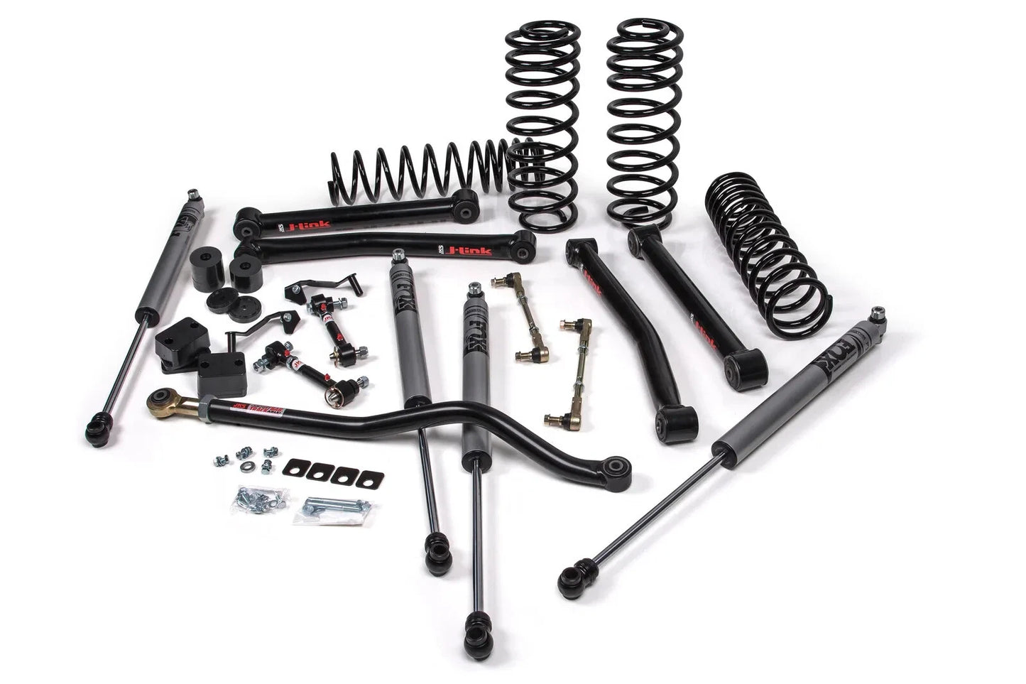 JKS 18-21 Jeep JL J-Kontrol 3in 2Dr w/Fox 2.5 Performance Elite Series Shocks STD Rate Coils